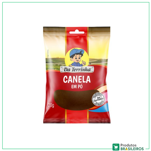 Canela em Pó / Ground Cinnamon DA TERRINHA - 20g - Produtos Brasileiros