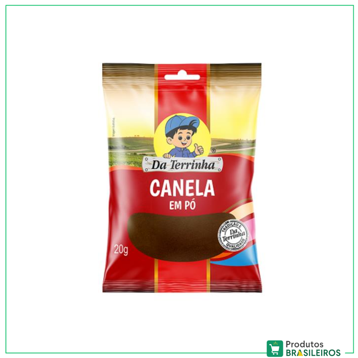 Canela em Pó / Ground Cinnamon DA TERRINHA - 20g - Produtos Brasileiros