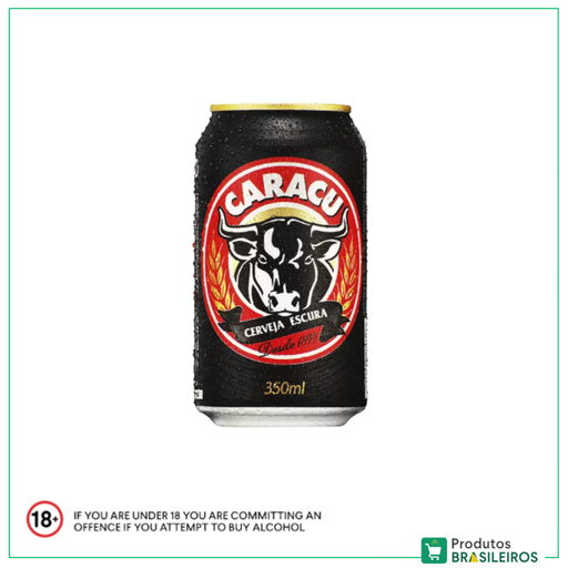 Cerveja Preta / Stout Beer CARACU - 350ml - Produtos Brasileiros