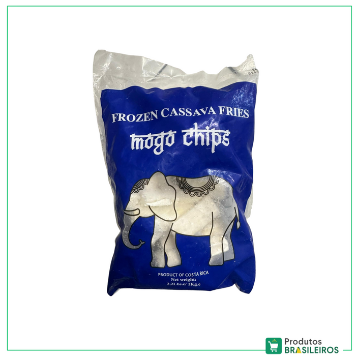 Mandioca Congelada Pedaços / Frozen Cassava Pieces MAGO CHIPS - 1Kg - Produtos Brasileiros