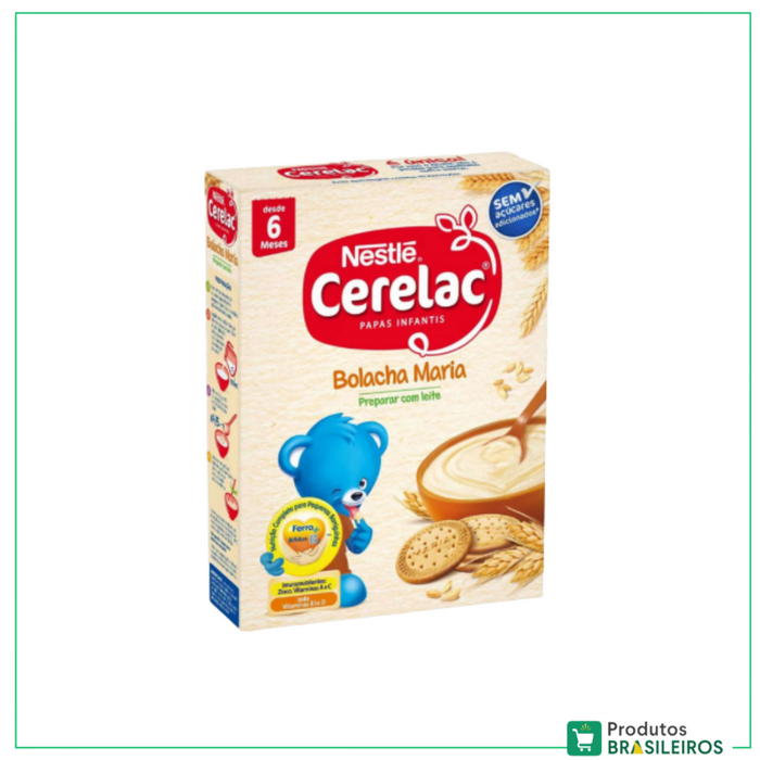Cerelac Bolacha Maria / Maria Biscuit Cerelac NESTLÉ - 250g - Produtos Brasileiros