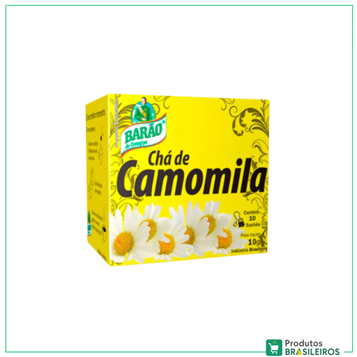 Chá de Camomila / Chamomile Tea BARÃO - 10g - Produtos Brasileiros