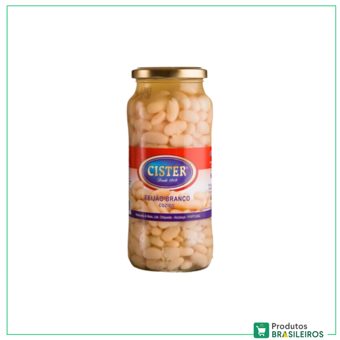 Feijão Branco Pronto / White Beans CISTER - 540g - Produtos Brasileiros