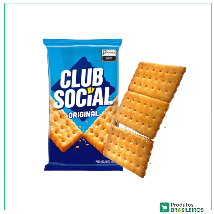 Biscoito Original / Biscuit CLUB SOCIAL - 216g - Produtos Brasileiros