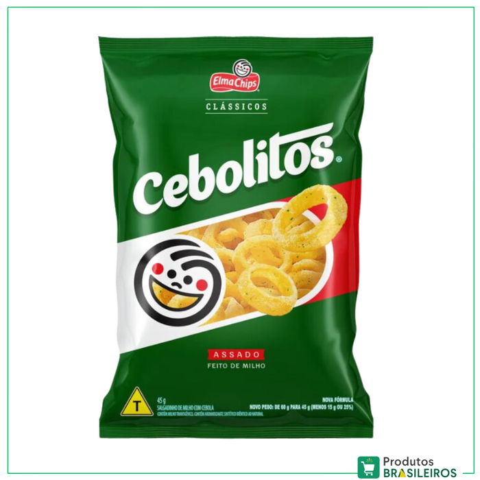 Salgadinho Cebolitos / Onion Ring Crisp ELMA CHIPS - 45g