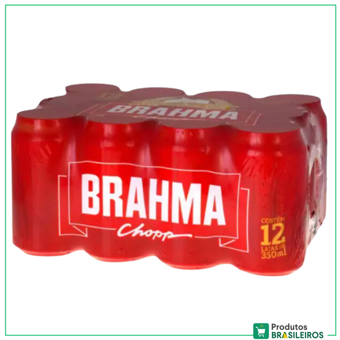 Cerveja Chopp Lata / Beer Chopp BRAHMA - 350ml