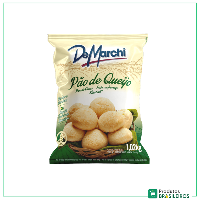Pão de Queijo Congelado / Frozen Cheese Bread DEMARCHI - 1.02kg
