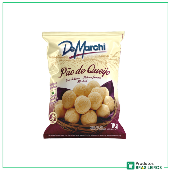 Pão de Queijo Congelado / Frozen Cheese Bread DEMARCHI - 1kg