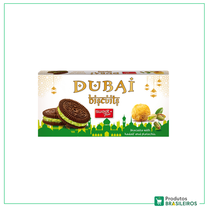 Biscoito Dubai / Dubai Biscuits SWEET PLUS - 140g - Produtos Brasileiros