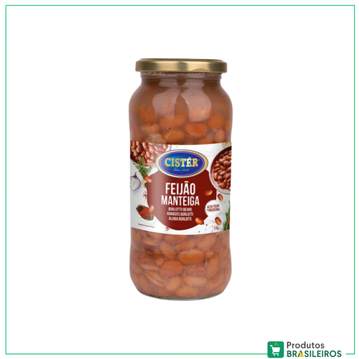 Feijão Branco Pronto / Butter Beans CISTER - 540g - Produtos Brasileiros