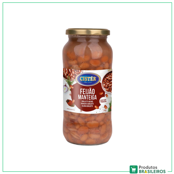 Feijão Branco Pronto / Butter Beans CISTER - 540g - Produtos Brasileiros
