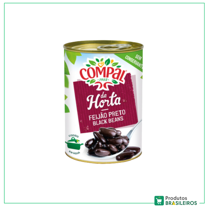 Feijão Preto / Black Beans COMPAL - 410g