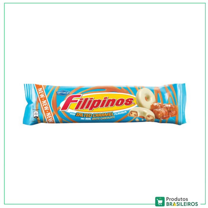 Biscoito de Caramelo Salgado / Salted Caramel Biscuit FILIPINOS - 118g