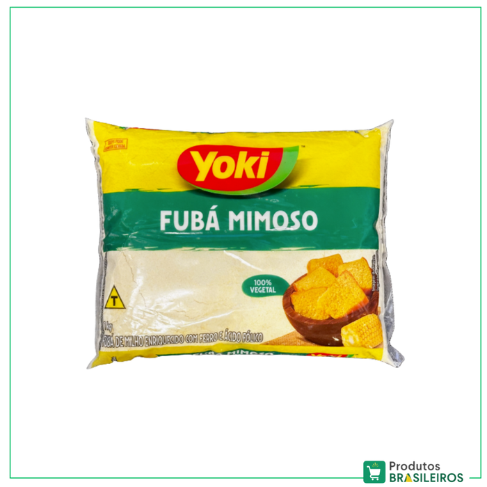 Fubá de Milho Mimoso / Fine Grain Corn Meal YOKI - 500g - Produtos Brasileiros