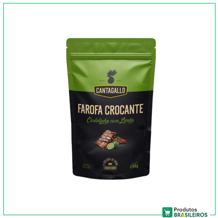 Farofa Crocante Costelinha com Limão / Crunchy Rib and Lemon Farofa CANTAGALLO - 200g