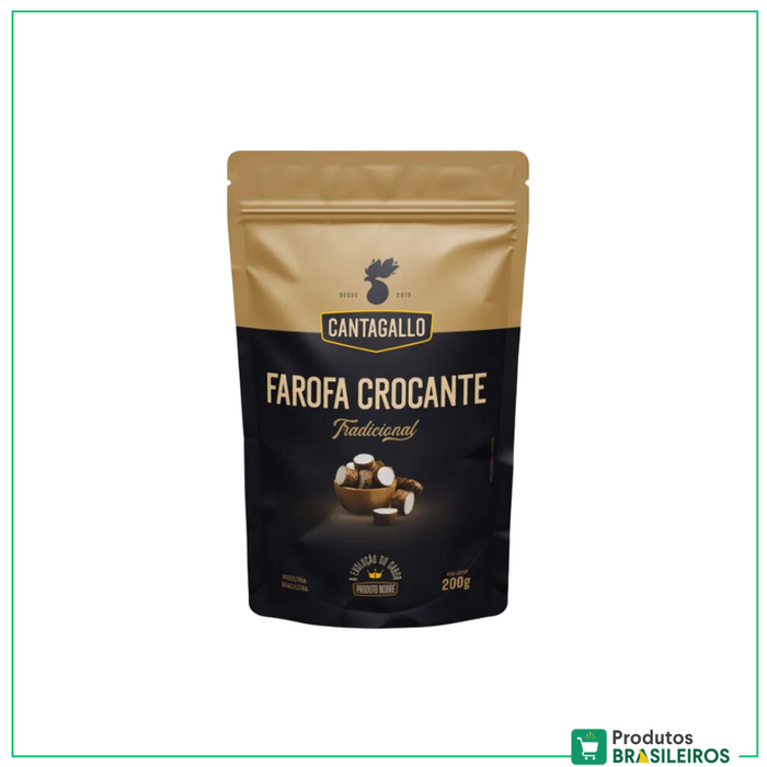 Farofa Crocante Tradicional / Crunchy Tradicional Farofa CANTAGALLO - 200g