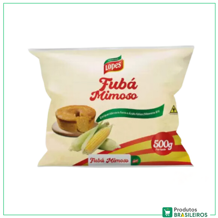 Fubá de Milho Mimoso / Fine Grain Corn Meal LOPES - 500g