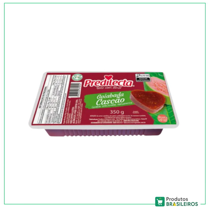 Goiabada Cascão / Guava Paste PREDILECTA - 350g - Produtos Brasileiros