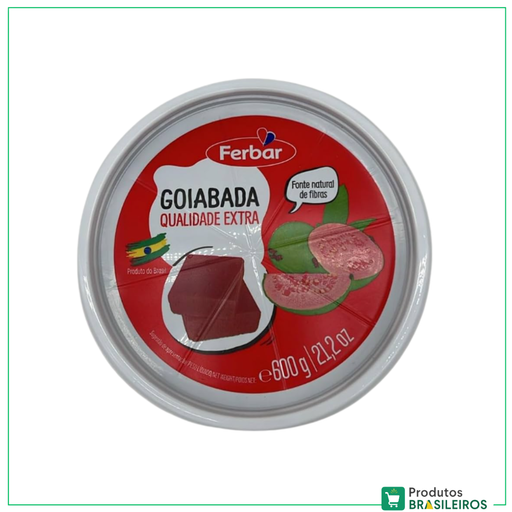 Goiabada Poli / Guava Paste FERBAR - 600g - Produtos Brasileiros
