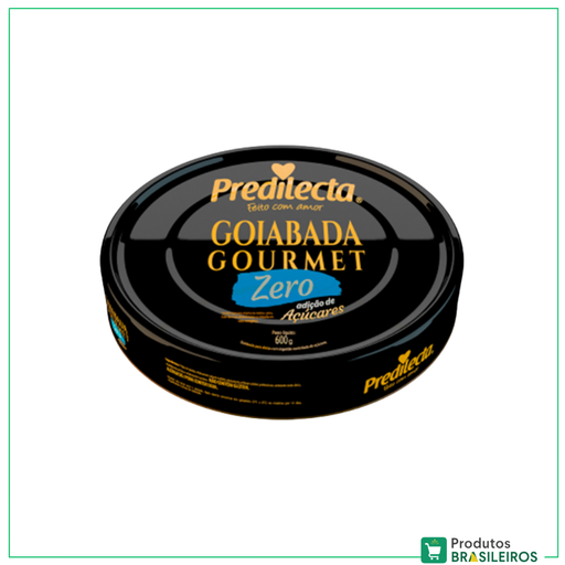 Goiabada em Lata ZERO /  Guava Pasta Zero Suggar PREDILECTA - 600g - Produtos Brasileiros