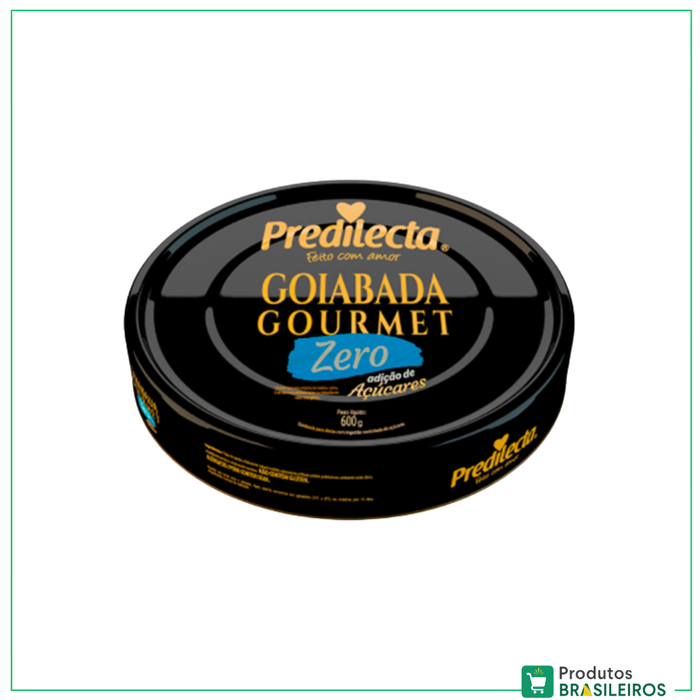 Goiabada em Lata ZERO /  Guava Pasta Zero Suggar PREDILECTA - 600g - Produtos Brasileiros