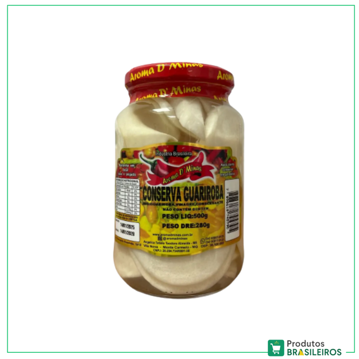 Guariroba em Conserva / Guariroba Conserve AROMA D' MINAS - 500g - Produtos Brasileiros