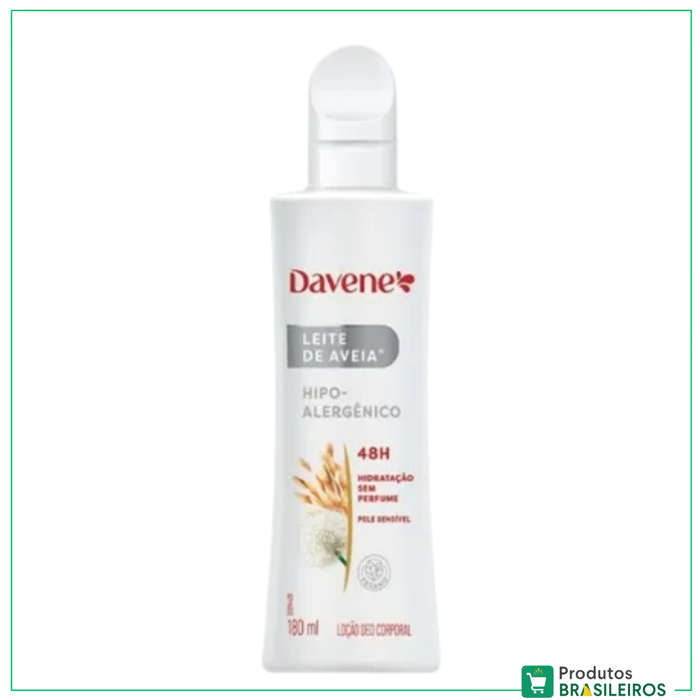 Hidratante Corporal Leite de Aveia / Oat Milk Body Lotion DAVENE - 180ml - Produtos Brasileiros