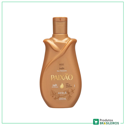 Creme Hidratante Avelã / Body Cream Avelã PAIXÃO - 200ml - Produtos Brasileiros