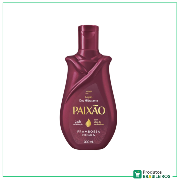Creme Hidratante Framboesa Negra / Black Raspberry Body Cream PAIXÃO - 200ml - Produtos Brasileiros