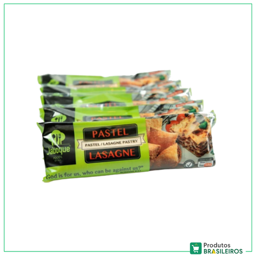 Massa Para Pastel e Lasanha Congelada / Pastel and Lasagne Pastry JABOQUE - 800g - Produtos Brasileiros