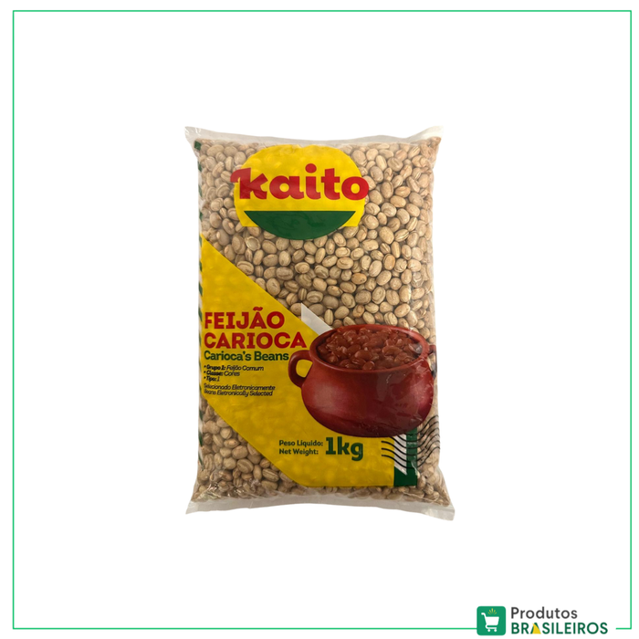 Feijão carioca / Carioca Beans KAITO - 1Kg - Produtos Brasileiros