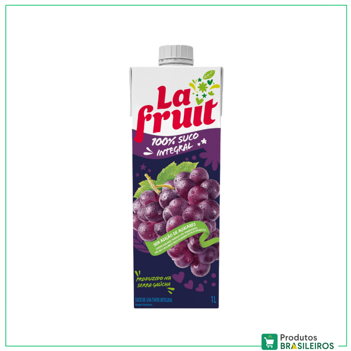 Suco de Uva 100% da Fruta / Grape Juice LAFRUIT - 1L