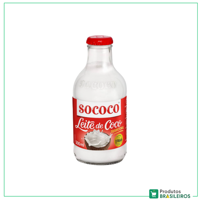 Leite de Coco / Coconut Milk SOCOCO - 200ml - Produtos Brasileiros