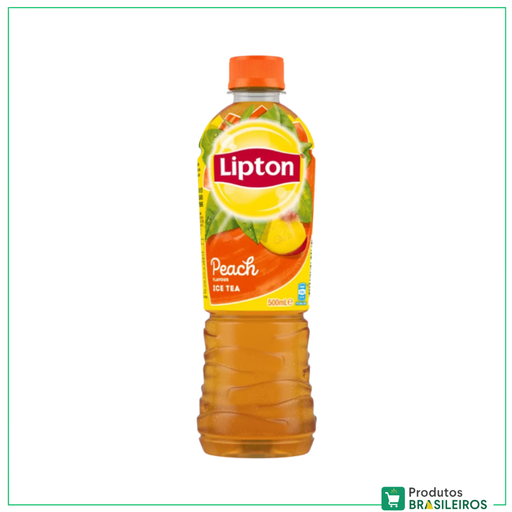 Peach Ice Tea / Chá de Pêssego Gelado LIPTON - 500ml - Produtos Brasileiros