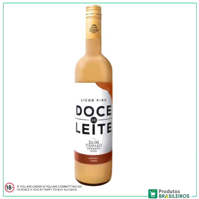 Licor Creme de Doce de Leite / Dulce de Leche Liqueur DOM TAPPARO - 750ml