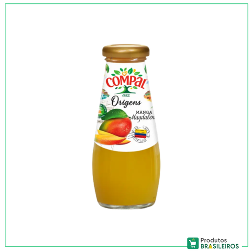 Suco de Manga / Mango Juice COMPAL - 200ml - Produtos Brasileiros