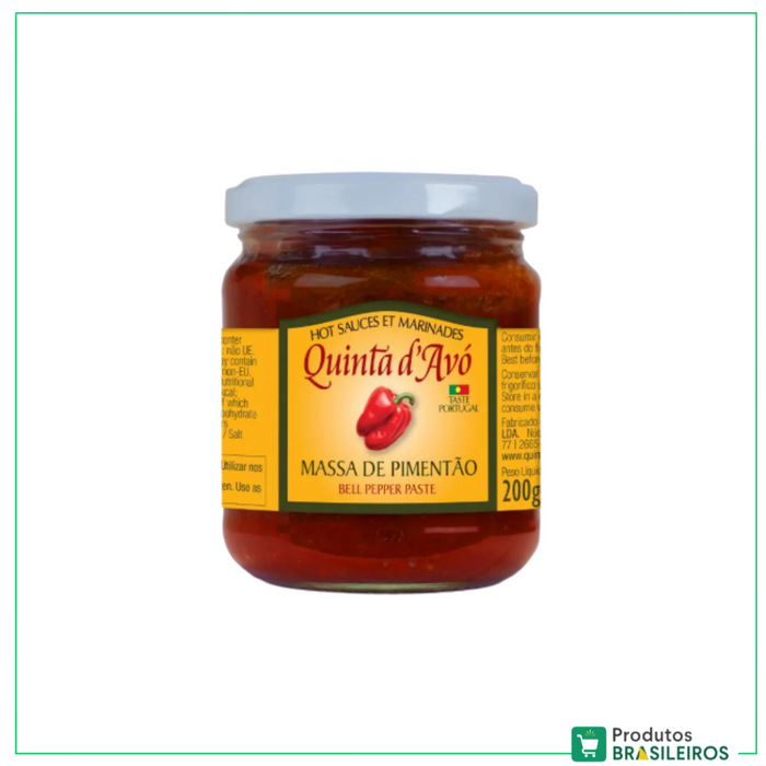 Tempero Massa de Pimentão / Pepper Paste Seasoning QUINTA D AVO - 200g - Produtos Brasileiros