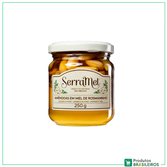 Mel de Rosmaninho com Amêndoas / Rosmaninho honey with almonds SERRAMEL - 250g