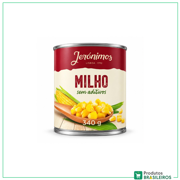 Milho cozido em lata / Canned boiled corn JERONIMOS - 410g
