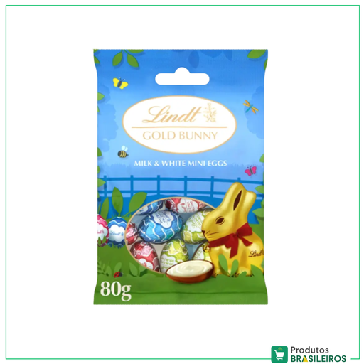 Mini Ovos de Chocolate Sortidos / Mixed Chocolate Mini Eggs LINDT - 80g - Produtos Brasileiros