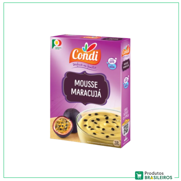 Mousse de Maracujá / Passion Fruit Mousse CONDI - 80g - Produtos Brasileiros