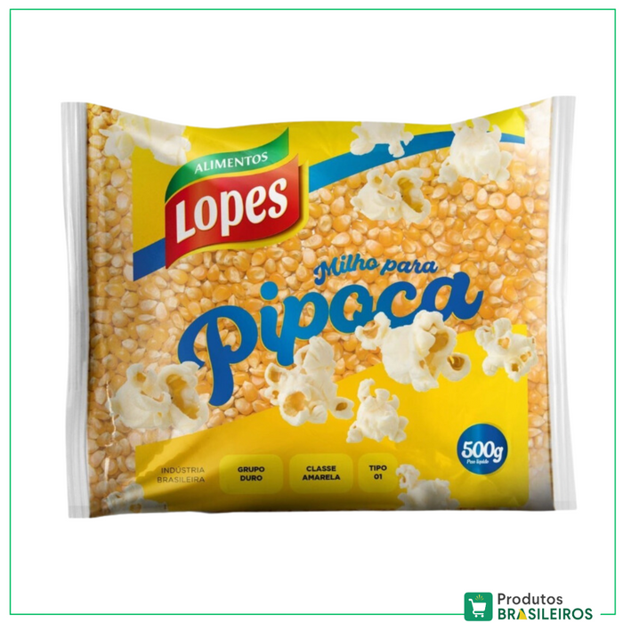 Milho Pipoca / Popcorn Grain LOPES - 500g