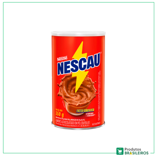 Achocolatado Em Pó / Chocolate Powder NESCAU - 350g - Produtos Brasileiros