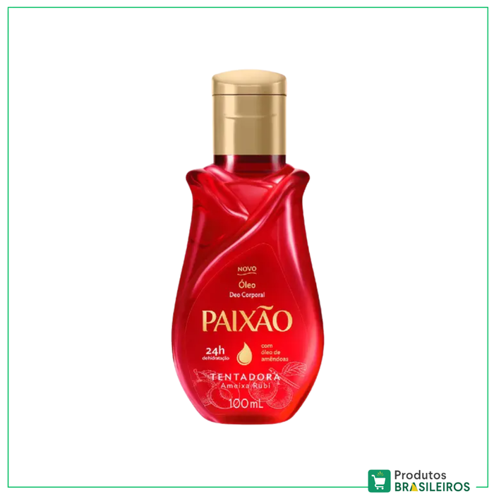 Óleo Deo Corporal (Tentadora - Ameixa Rubi) / Body Deodorant Oil PAIXÃO - 100ml - Produtos Brasileiros