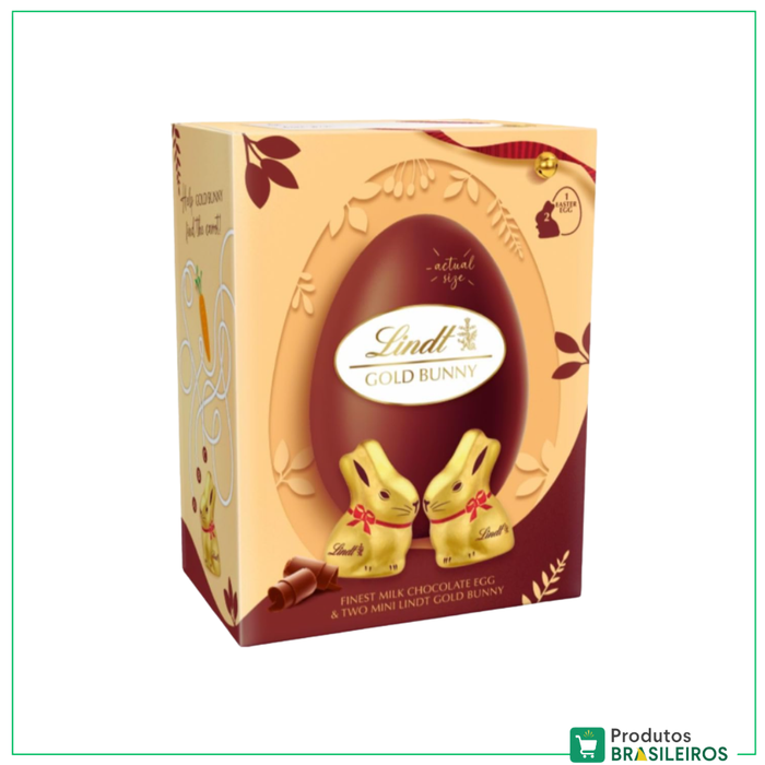Ovo de Páscoa Chocolate ao Leite / Milk Chocolate Easter Egg LINDT - 115g - Produtos Brasileiros