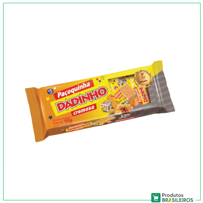 Paçoca Cremosa / Creamy Peanut Candy DADINHO - 160g