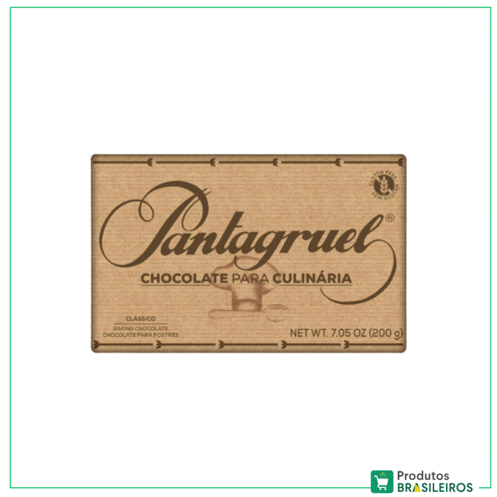 Chocolate para Culinaria / Baking Chocolate PANTAGRUEL - 200g - Produtos Brasileiros