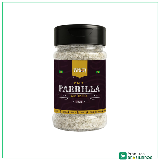 Sal de Parrilla Defumado / Smoked Parrilla Salt TEMPERO BRAZIL - 280g - Produtos Brasileiros