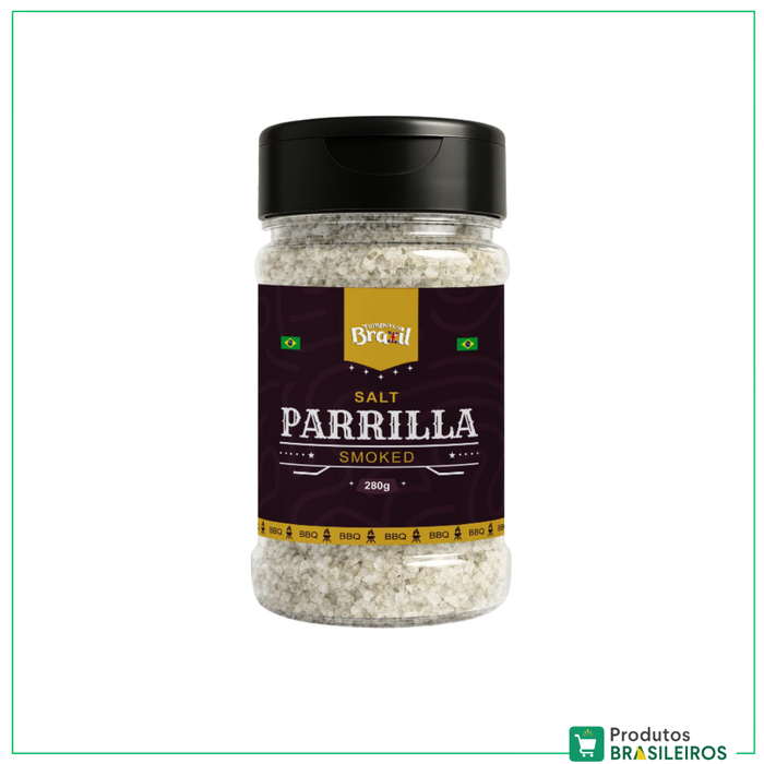 Sal de Parrilla Defumado / Smoked Parrilla Salt TEMPERO BRAZIL - 280g - Produtos Brasileiros