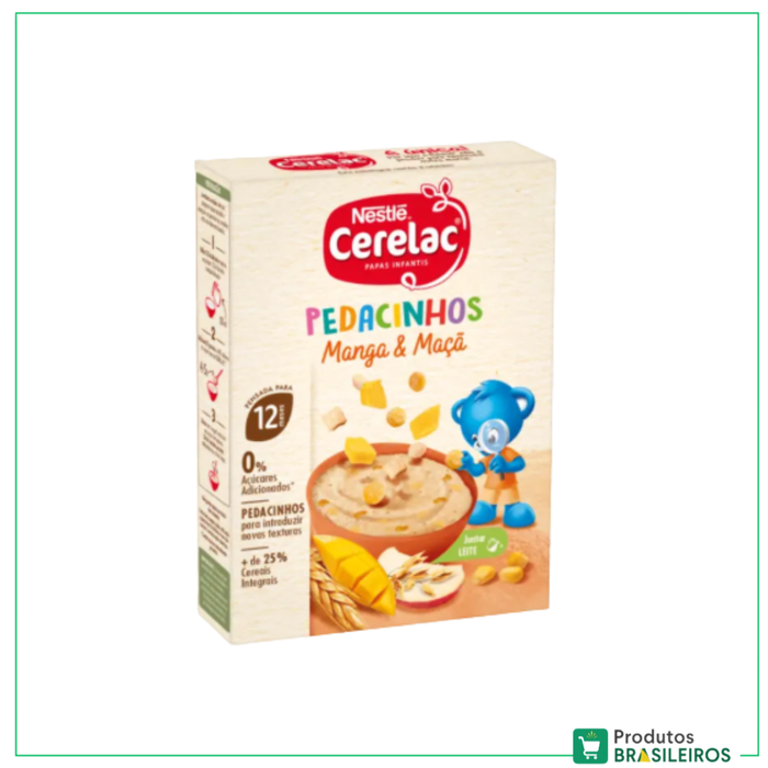 Pedacinhos Manga e Maçã / Mango and Apple CERELAC - 200g - Produtos Brasileiros